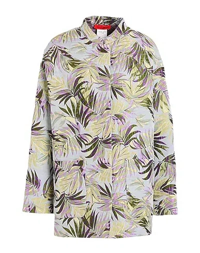 Maxco. Floral Print Jacket In Nude