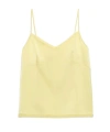 Maxco. Fluid Satin Top In Yellow