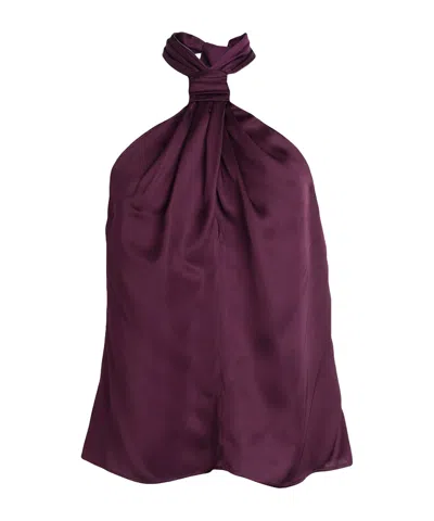 Maxco. Halter Neck Top In Red