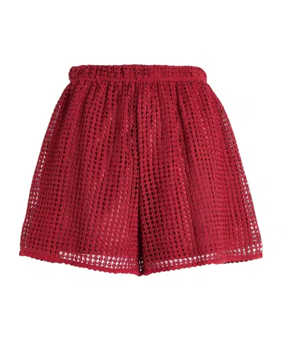 Maxco. High Waist Shorts In Transparent