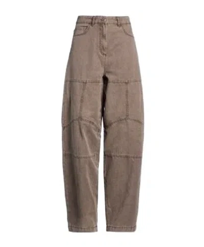 Maxco. High-waisted Cargo Casual Trousers In Multi