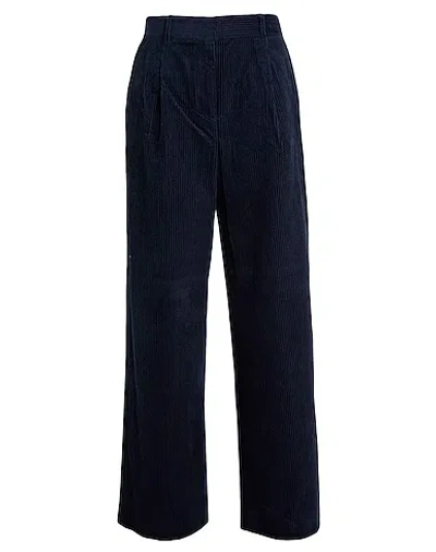 Maxco. High-waisted Corduroy Wide-leg Trousers In Black