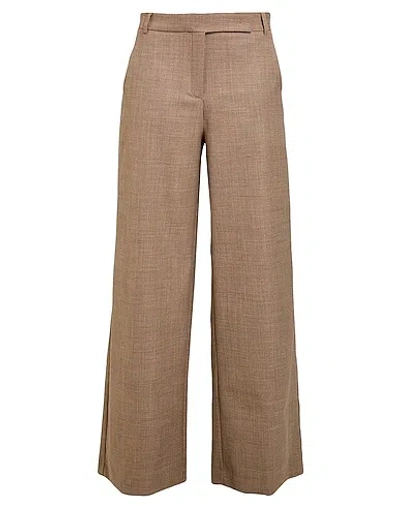 Maxco. High-waisted Loose Casual Pants In Brown