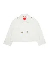 Maxco. Kids Double-breasted Coat In White