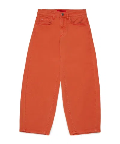 Maxco. Kids Maxp 34 Straight-leg Jeans In Orange
