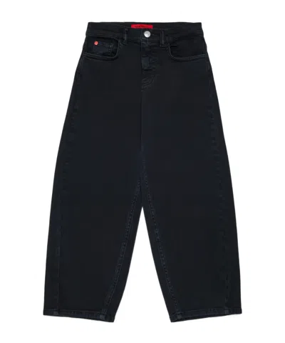 Maxco. Kids Maxp 34 Wide-leg Jeans In Black