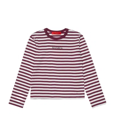 Maxco. Kids Striped Crewneck Long-sleeved T-shirt In Multi