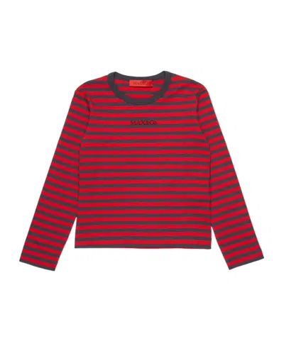 Maxco. Kids Striped Crewneck Long-sleeved T-shirt In Multi