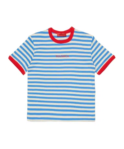 Maxco. Kids Striped Crewneck T-shirt In Multi
