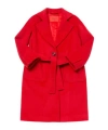 Maxco. Lace-up Coat In Red