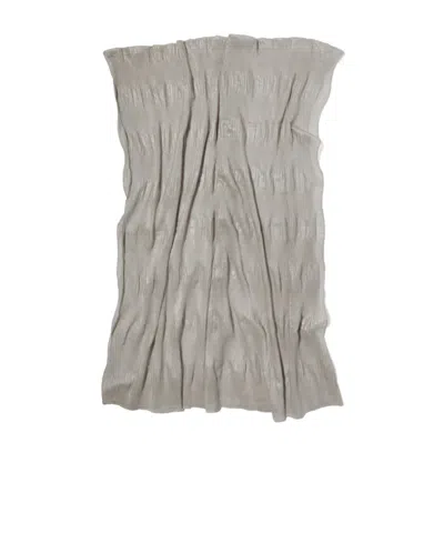 Maxco. Laminated Gauze Stole In Gray