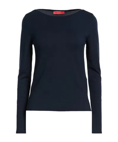 Maxco. Lightweight Knit Jumper In Blue