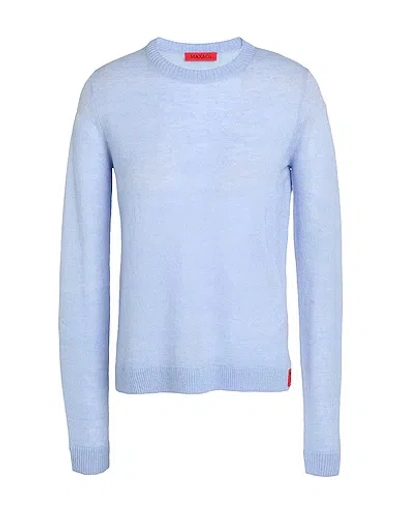 Maxco. Lightweight Knit Top In Blue