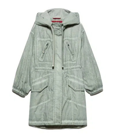 Maxco. Lightweight Nylon Parka In Green