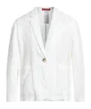 Maxco. Linen Suit Jacket In White