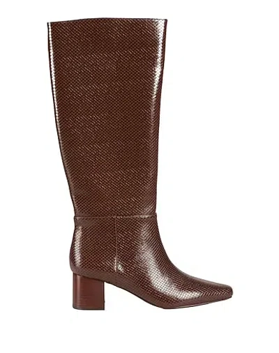 Maxco. Lizard-pattern Boots In Brown