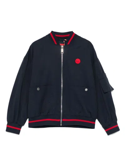 Maxco. Logo-patch Bomber Jacket In Black