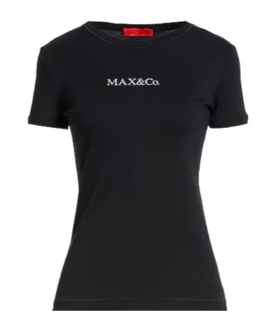 Maxco. Logo T-shirt In Black