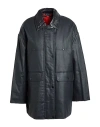 Maxco. Long Single-breasted Coat In Black