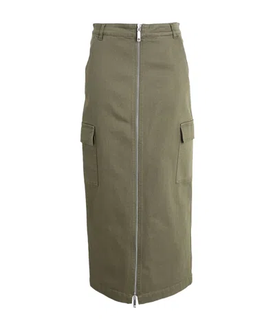 Maxco. Long Skirt In Green