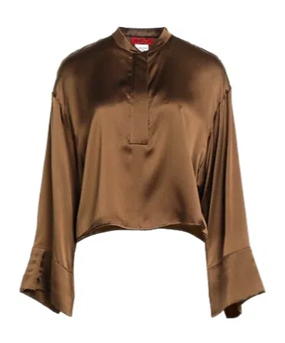 Maxco. Long Sleeve Shirt In Brown