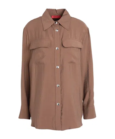 Maxco. Long Sleeve Shirt In Brown