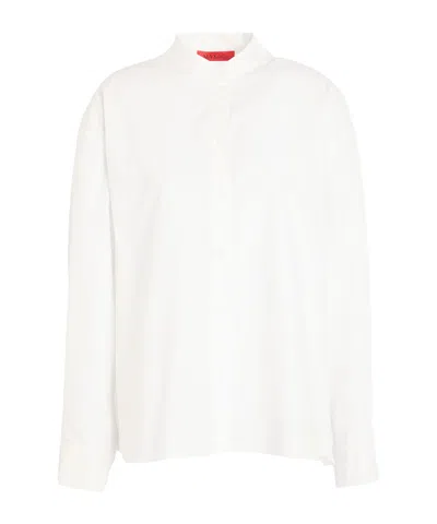Maxco. Long Sleeve Shirt In White