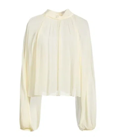 Maxco. Long Sleeve Solid Color Shirt In White