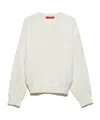 Maxco. Long Sleeve Sweater In White