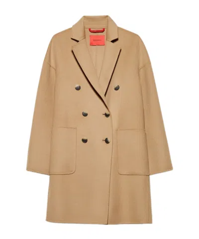 Maxco. Long-sleeved Coat In Brown