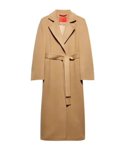 Maxco. Long-sleeved Coat In Brown
