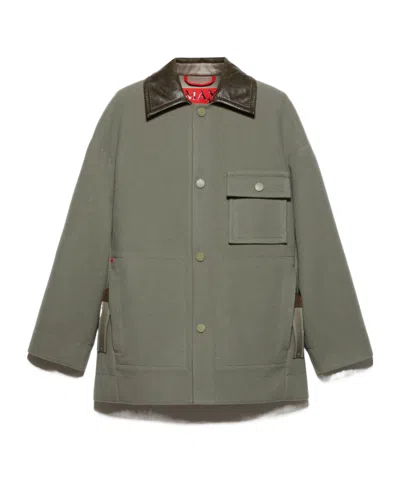 Maxco. Long-sleeved Shirt Jacket In Gray