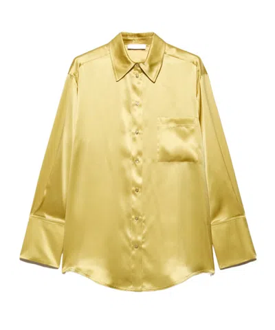 Maxco. Long-sleeved Shirt In Yellow