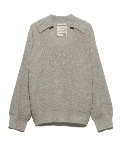 Maxco. Long-sleeved Sweater In Gray