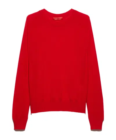 Maxco. Long-sleeved Sweater In Red