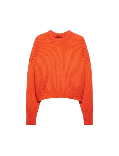 Maxco. Long-sleeved Sweater In Red