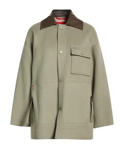 Maxco. Long-sleeved Coat In Green