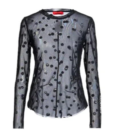 Maxco. Long-sleeved Cover-up In Black