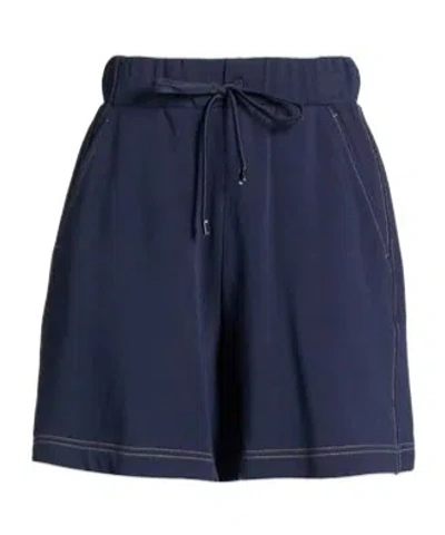 Maxco. Loose-fit Knee-length Shorts In Blue