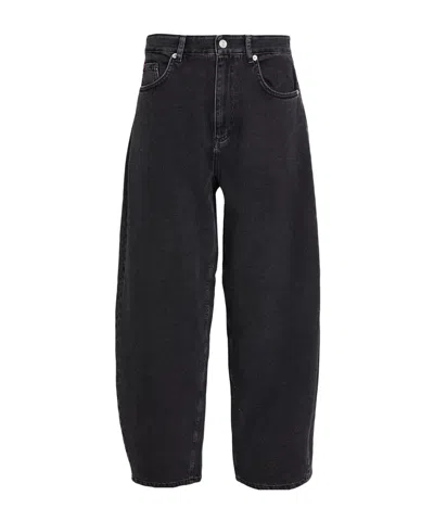 Maxco. Loose-fitting High-waisted Jeans In Multi