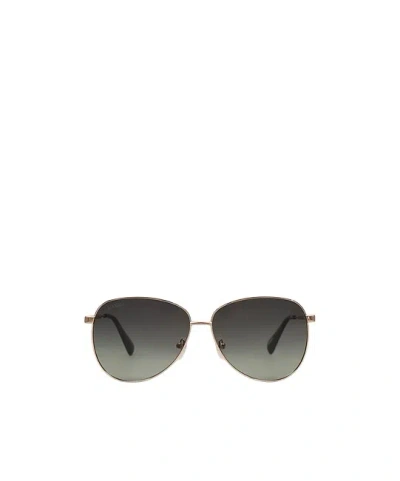 Maxco. Metal Frame Aviator Sunglasses In Black