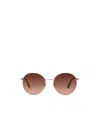 Maxco. Metal Frame Gradient Lenses In Orange
