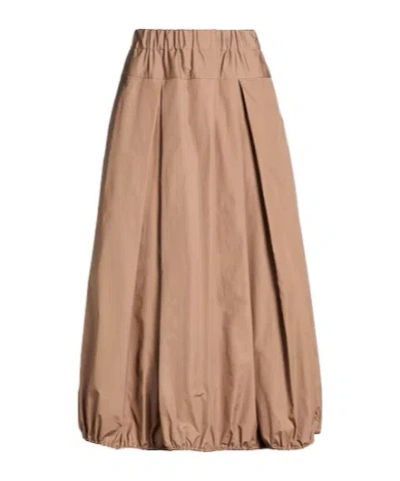 Maxco. Midi Skirt In Nude