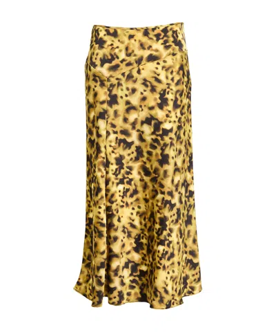 Maxco. Midi Skirts In Yellow