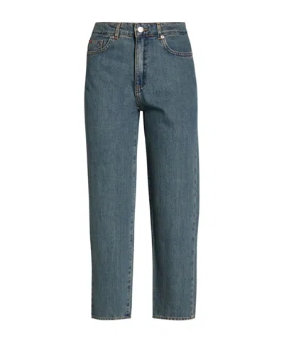 Maxco. Mid-rise Blue Tapered Jeans