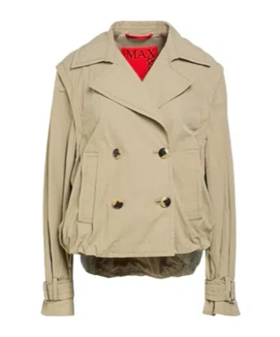 Maxco. Minimal Long-sleeve Jacket In Green