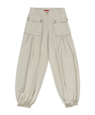 Maxco. Multi-pocket Pants In White