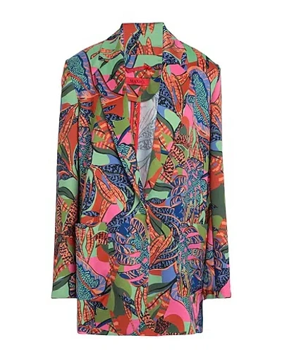 Maxco. Multicolor Satin Blazer