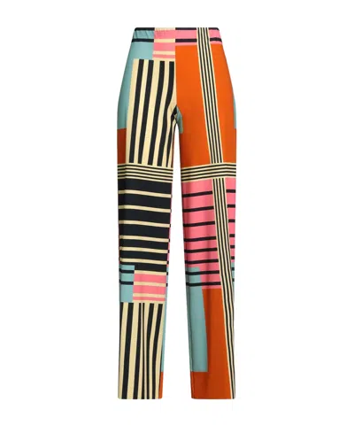 Maxco. Multi-colored Casual Pants In Multicolor