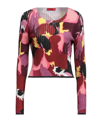 Maxco. Multicolored Long-sleeve Knit Top